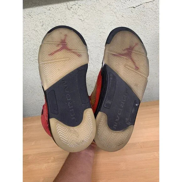 Nike Air Jordan Retro 5‎ V Raging Bull Red toro bravo Mens Size 10 - Picture 8 of 9